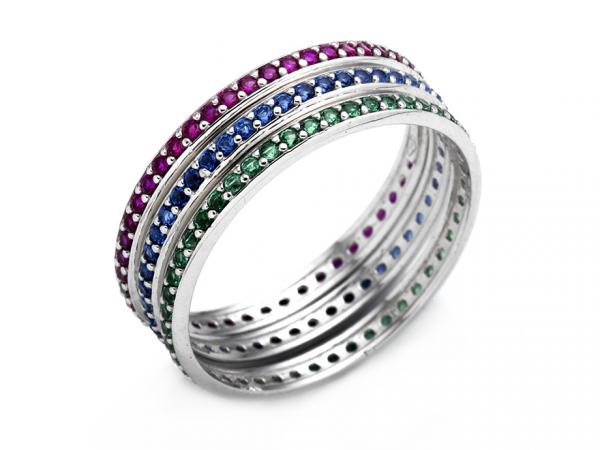 CF01553 - Eternity Tris Oro 18 Kt