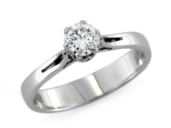 CF01560 - Solitario con Diamante da 0.41 Ct