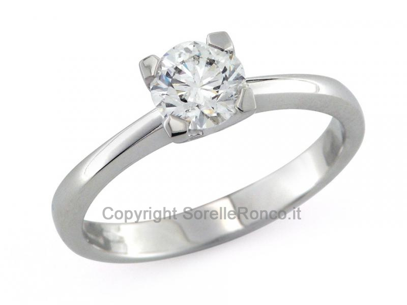 SOLITARIO ORO E DIAMANTE DA 0.71 CT