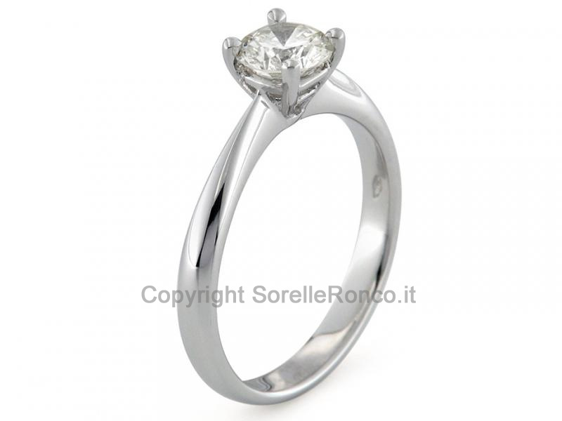 SOLITARIO ORO E DIAMANTE DA 0.76 CT