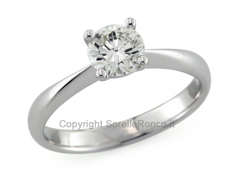 SOLITARIO ORO E DIAMANTE DA 0.76 CT