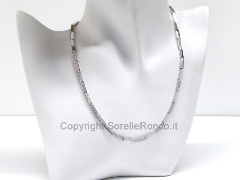 COLLANA ORO E DIAMANTI 0.82 CT