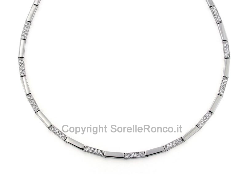 COLLANA ORO E DIAMANTI 0.82 CT