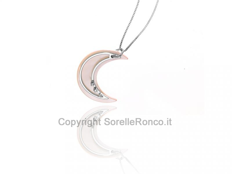 COLLANA IN ORO E MADREPERLA ROSÉ