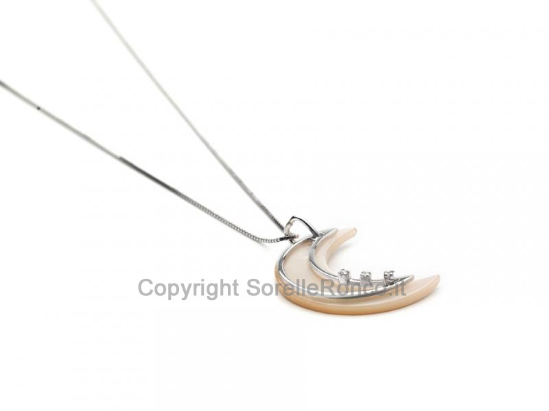 COLLANA IN ORO E MADREPERLA ROSÉ