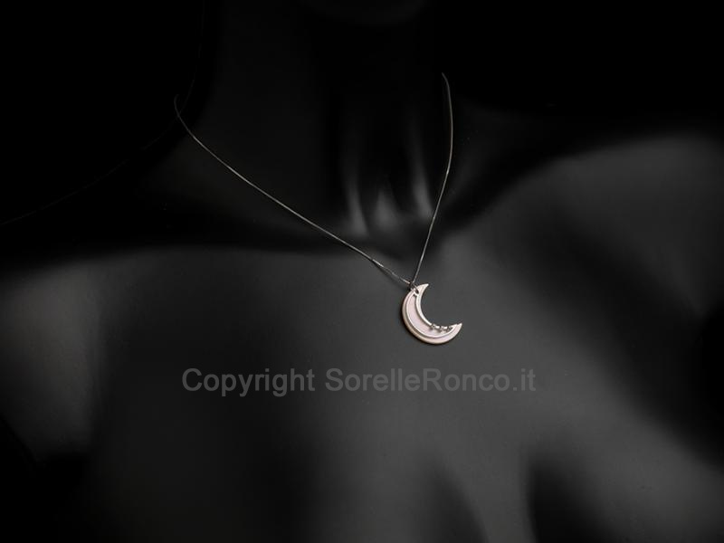COLLANA IN ORO E MADREPERLA ROSÉ