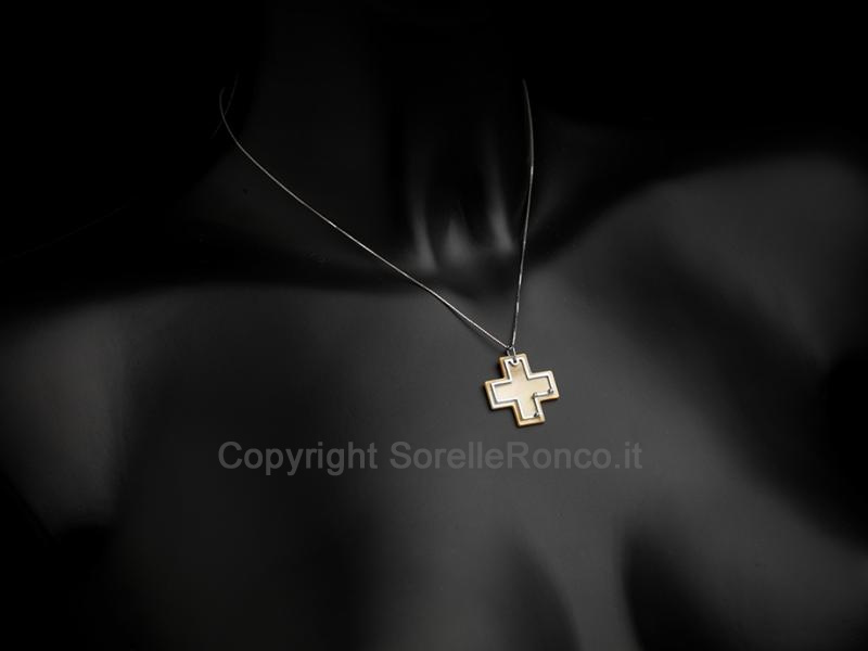 COLLANA IN ORO E MADREPERLA DORÉ