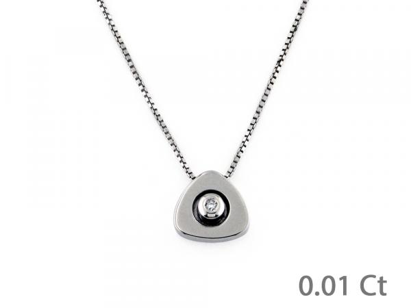 CF01652 - Collana Punto Luce Diamante 0.01 Ct