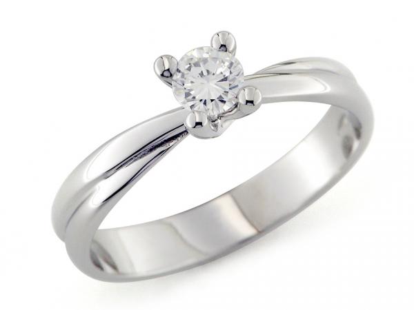 CF01661 - Anello Solitario con Diamante da 0.23 Ct