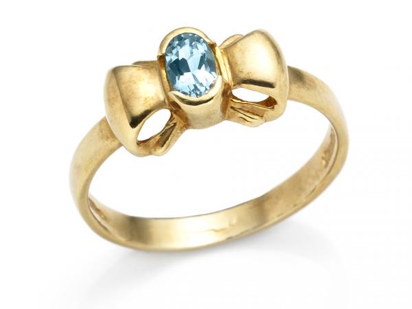 CF01680 - Anello Fiocco in Oro Giallo 18 Kt