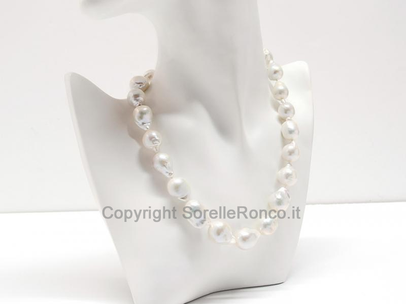 COLLANA PERLE BAROCCHE DA Ø 15-20 MM
