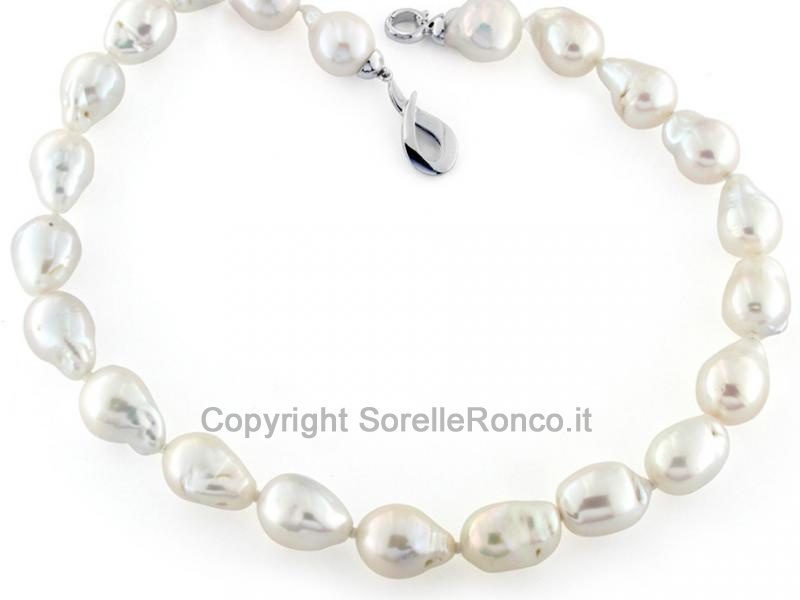 COLLANA PERLE BAROCCHE DA Ø 15-20 MM
