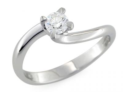 Anello Contrarié con Diamante 0.36 Ct