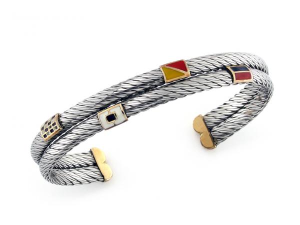 CF01814 - Bracciale Unisex Schiava Acciaio e Oro