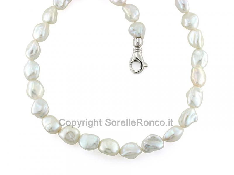COLLANA PERLE BAROCCHE DA Ø 6-11 MM