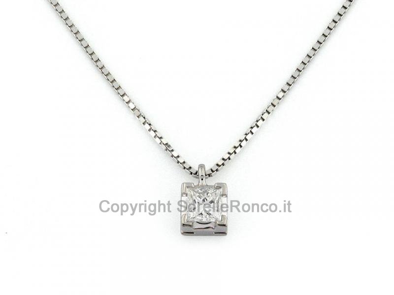 PUNTOLUCE IN ORO CON DIAMANTE 0.35 CT