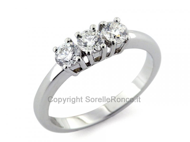 ANELLO PROMESSA DIAMANTI 0.25 CT