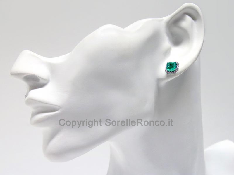 ORECCHINI CON SMERALDI 2.51 CT