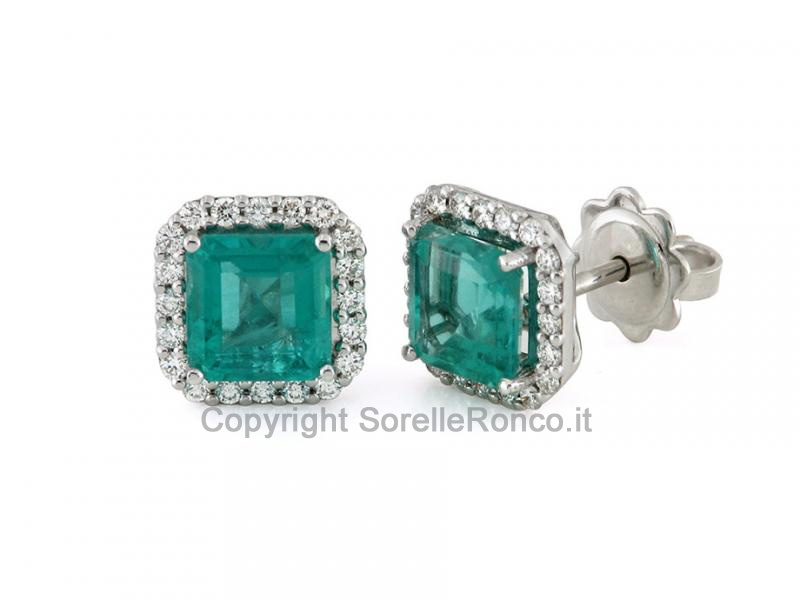 ORECCHINI CON SMERALDI 2.51 CT