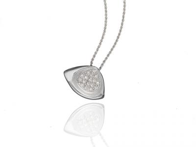 Collana con Pendente Diamanti 0.13 Ct