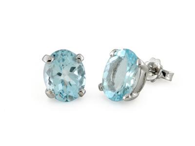 Orecchini Oro e Acquamarina 4.40-5.20 Ct