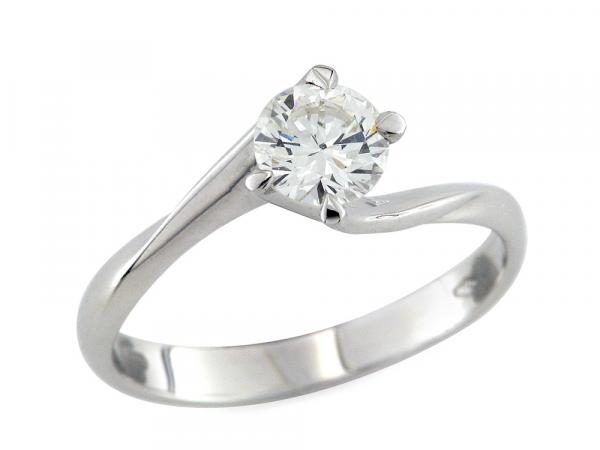 CF01974 - Anello Solitario Oro e Diamante 0.70 Ct