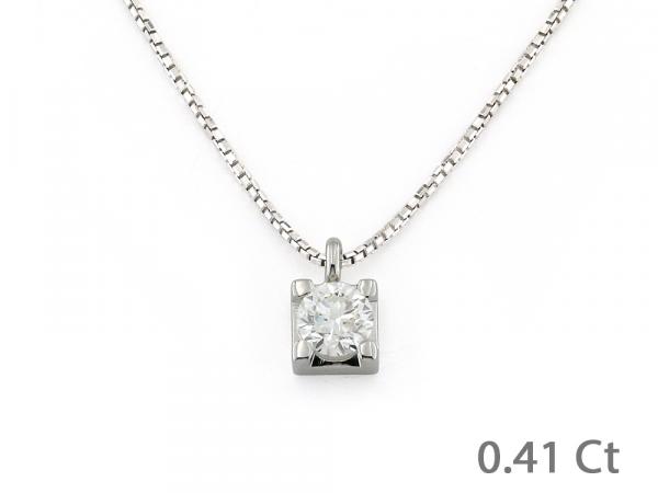 CF02021 - Puntoluce in Oro con Diamante 0.41 Ct