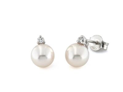 Orecchini con  Perle Akoya ø 7-7.5 mm