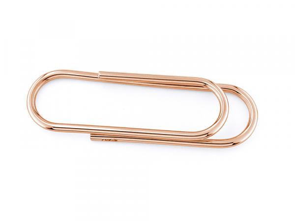 CF02032 - Fermasoldi Graffetta Oro Rosa 9 Kt