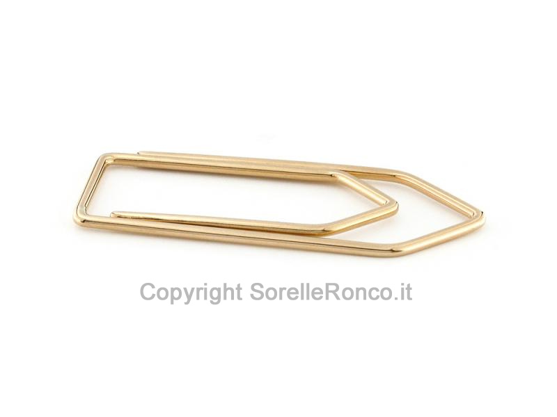 FERMASOLDI UOMO IN ORO STILE GRAFFETTA 