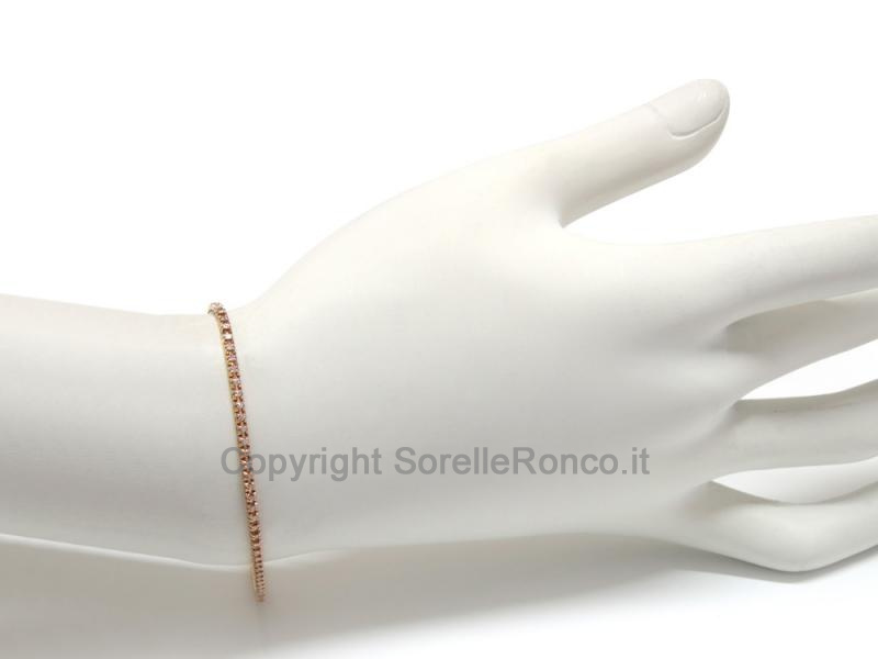 BRACCIALE TENNIS CON DIAMANTI 0.40 CT
