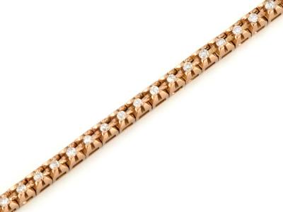 Bracciale Tennis con Diamanti 0.40 Ct