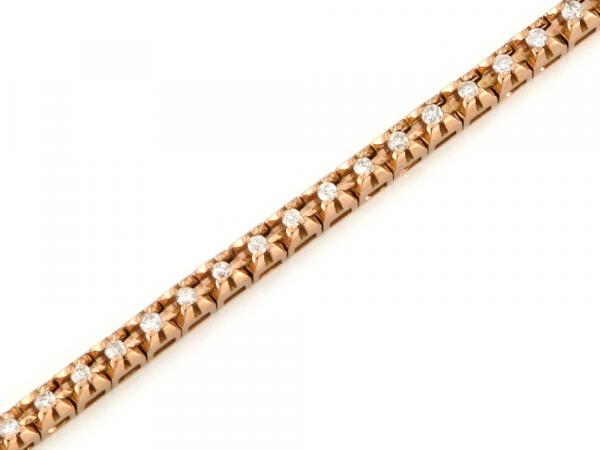 CF02065 - Bracciale Tennis con Diamanti 0.40 Ct