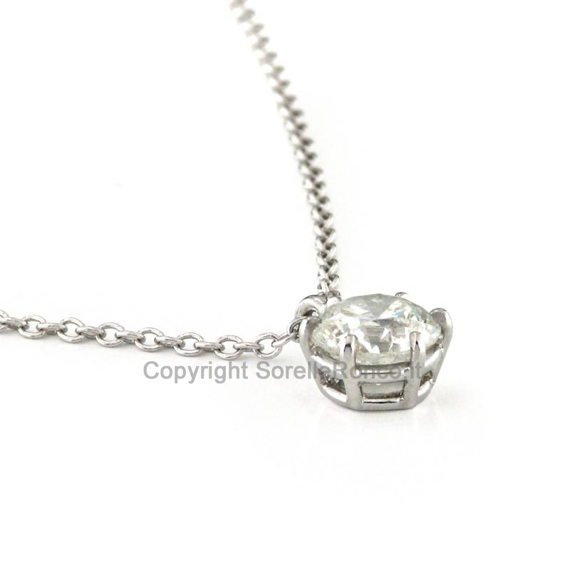COLLANA PUNTOLUCE DIAMANTE 1 CARATO CERTIFICATO