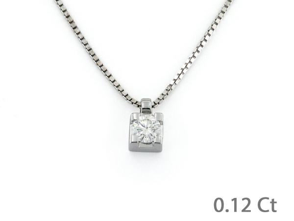 CF02113 - Puntoluce in Oro con Diamante 0.12 Ct