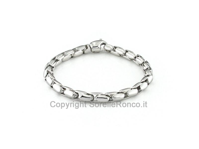 BRACCIALE ELEGANTE IN ORO BIANCO 18 KT