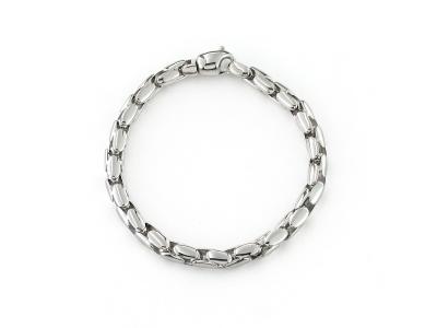 Bracciale Elegante in Oro Bianco 18 Kt