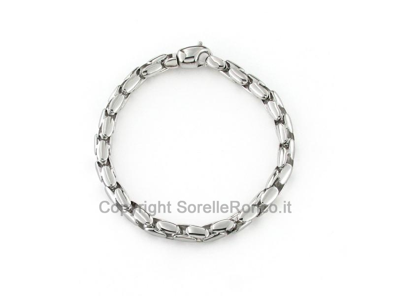 BRACCIALE ELEGANTE IN ORO BIANCO 18 KT