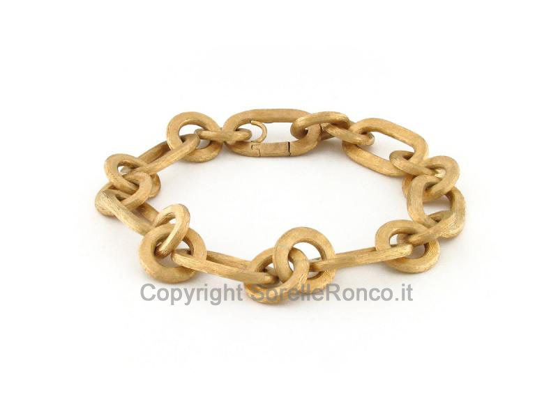 BRACCIALE DONNA IN ORO GIALLO 18 KT CESELLATO
