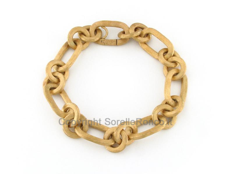 BRACCIALE DONNA IN ORO GIALLO 18 KT CESELLATO