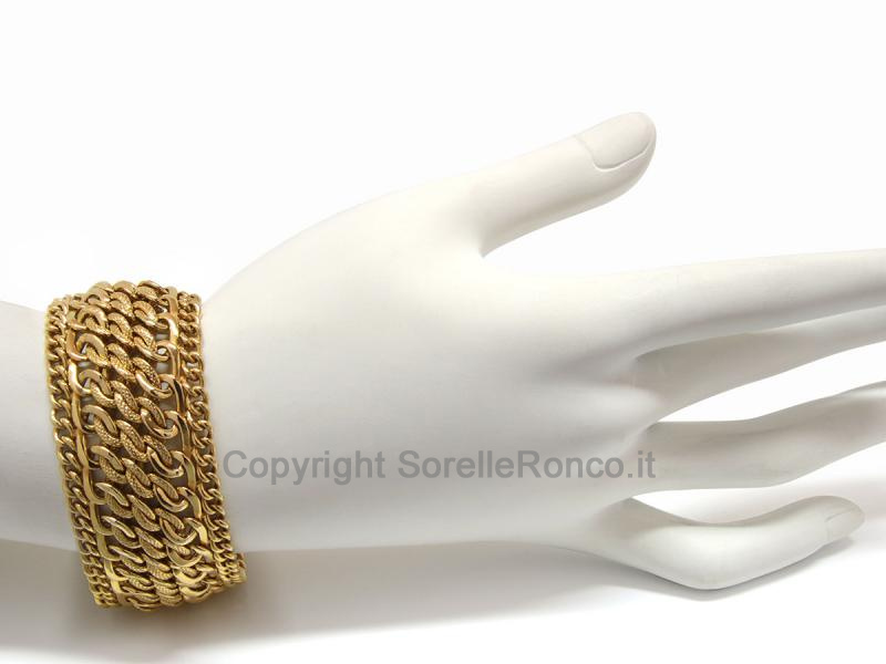 BRACCIALE DONNA IN ORO GIALLO 18 KT BARBAZALLE