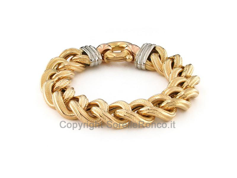 BRACCIALE DONNA IN ORO GIALLO 18 KT BARBAZALLE BIG