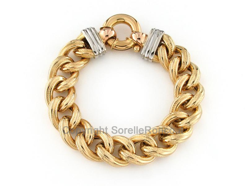 BRACCIALE DONNA IN ORO GIALLO 18 KT BARBAZALLE BIG