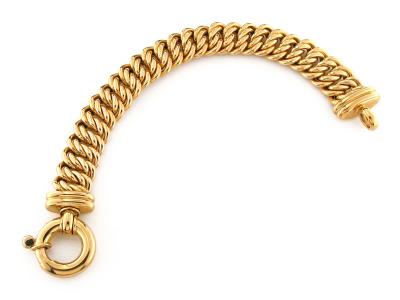 Bracciale in Oro Giallo 18 Kt Barbazale Doppio