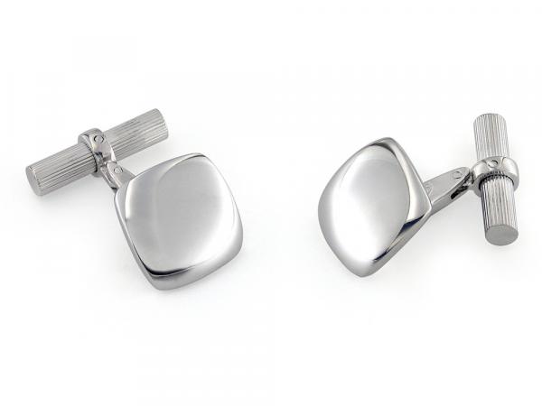 CF02188 - Gemelli Bottoni Rettangolari in Argento 925