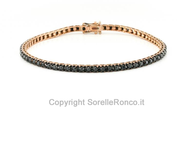 BRACCIALE TENNIS CON DIAMANTI 2,63 CT