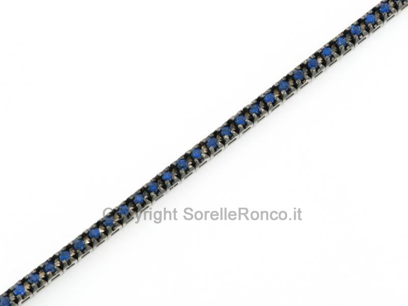 BRACCIALE TENNIS CON ZAFFIRI 1.41 CT