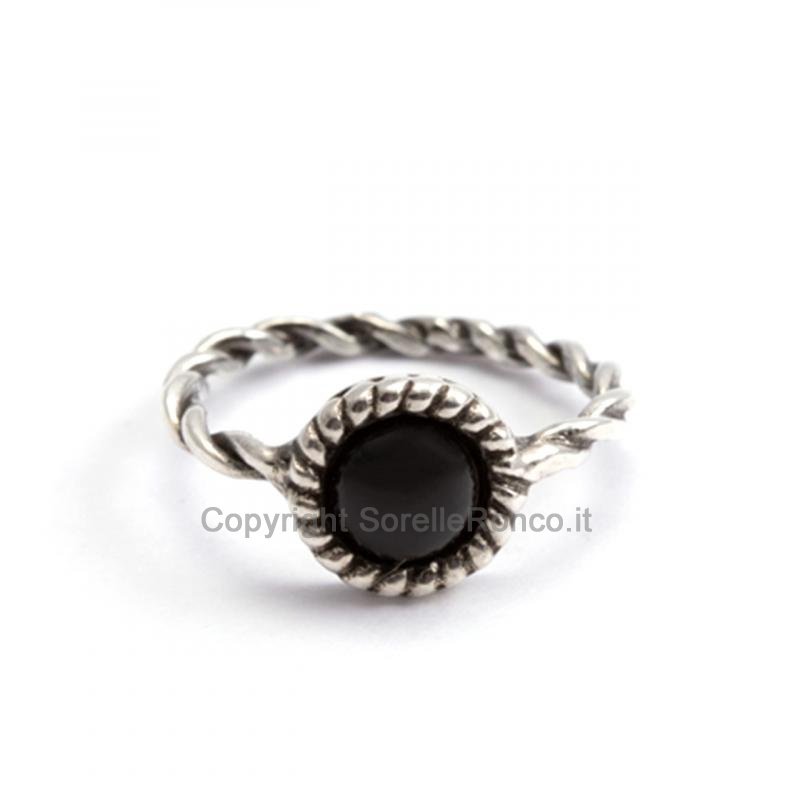 ANELLO NELSON WATAMU ARGENTO CON ONICE