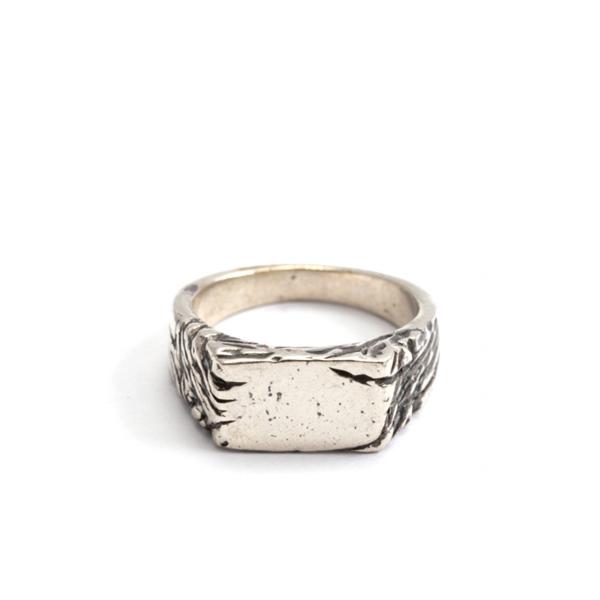 CF02240 - Anello Nelson Sigillo Argento Bulino