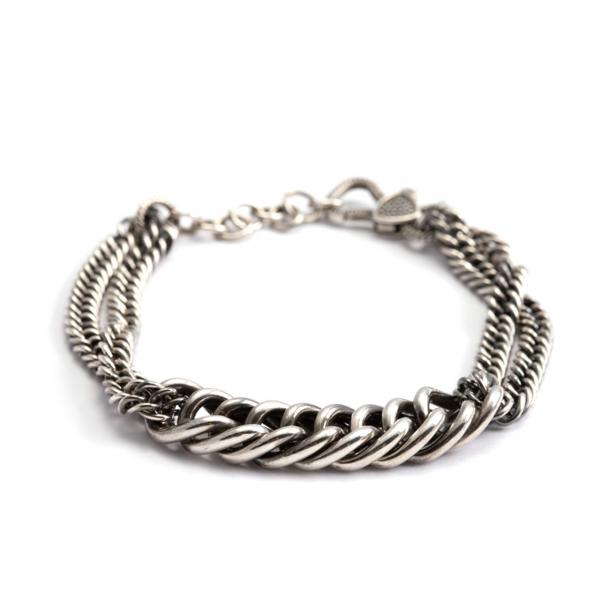 CF02250 - Bracciale Nelson Manhattan Argento 925 Groumette